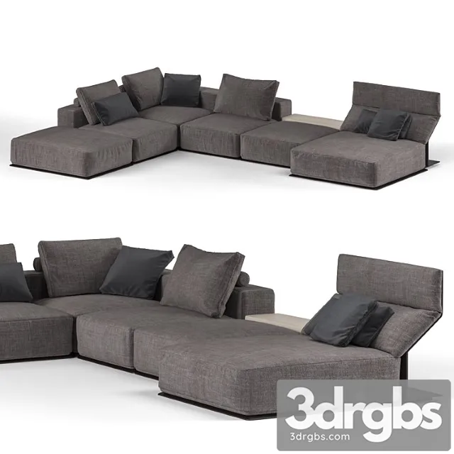 Poliform westside sofa v1 2 3D Model Free