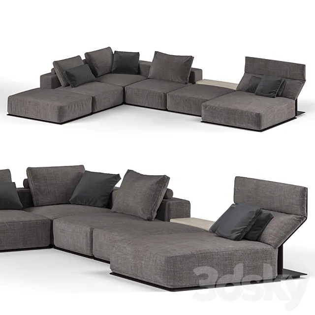 Poliform WESTSIDE sofa V1 3DModel