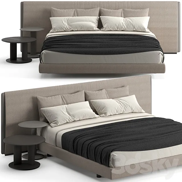 Poliform Yume Bed 3DModel