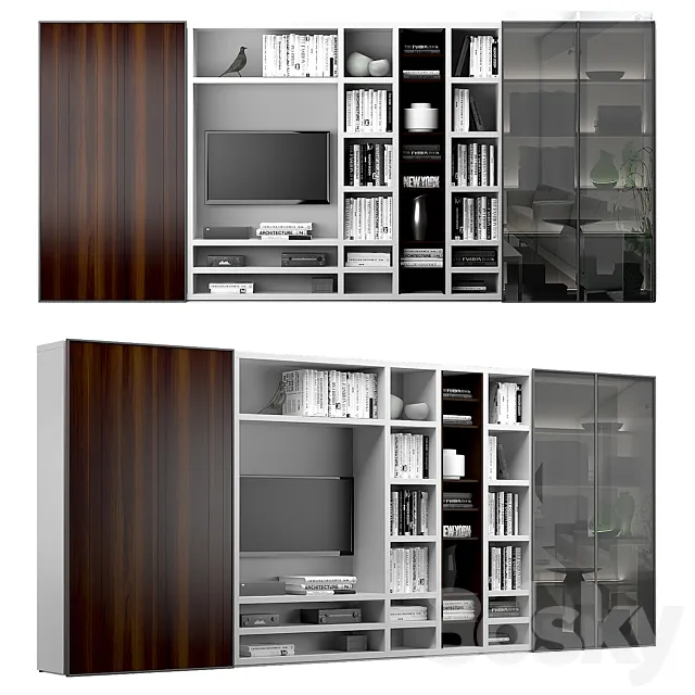 Poliform_WALL_SYSTEM_7 3D Model