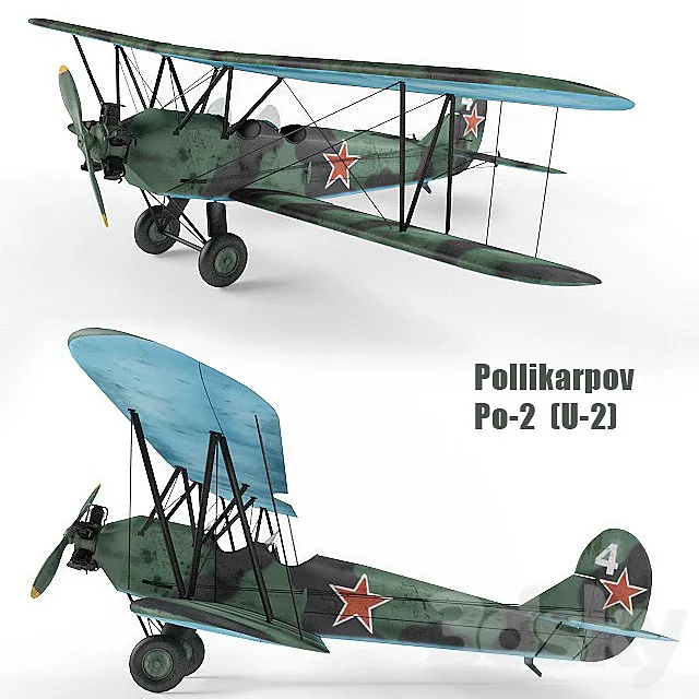 Polikarpov Po-2 3DModel