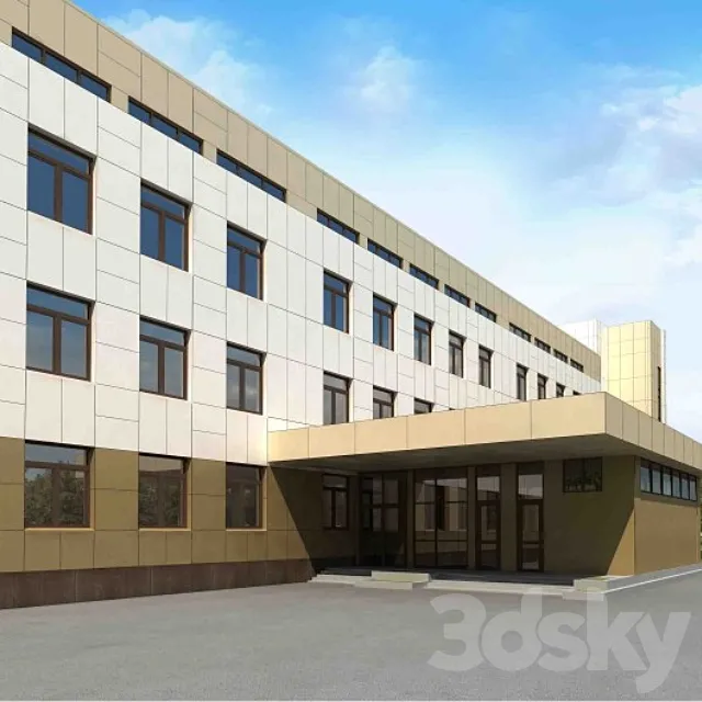 Poliklinnika 3D Model