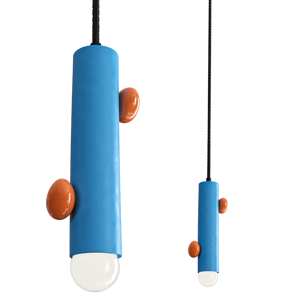 Polina Artamonova Design - Ceiling lamp MOROSHKA tube 3D Model