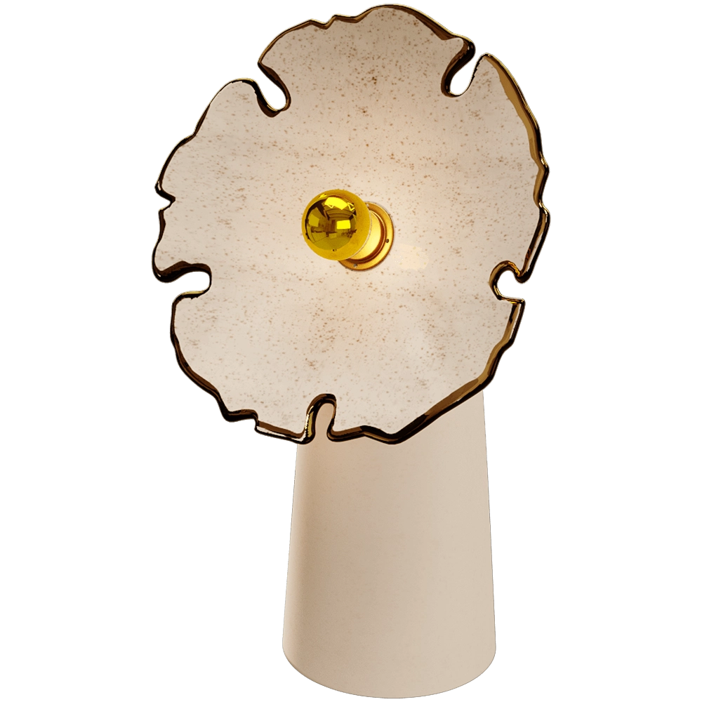 Polina Artamonova Design - Table lamp FLOW gold 3D Model