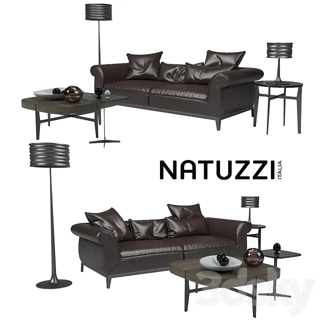 Poliziano Sofa natuzzi 3DModel