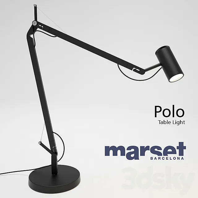 Polo Table Light 3D Model