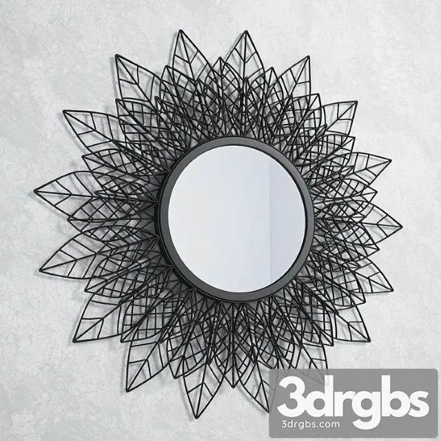Pols potten sunflower mirror 3D Model Free