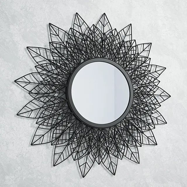 Pols Potten Sunflower Mirror 3D Model