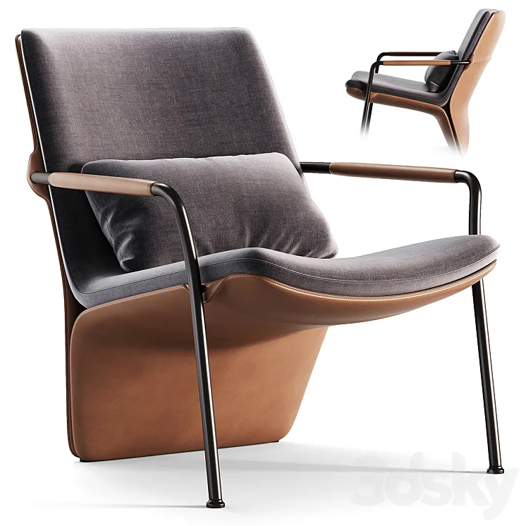 Poltrona Arabesque 3D Model Free