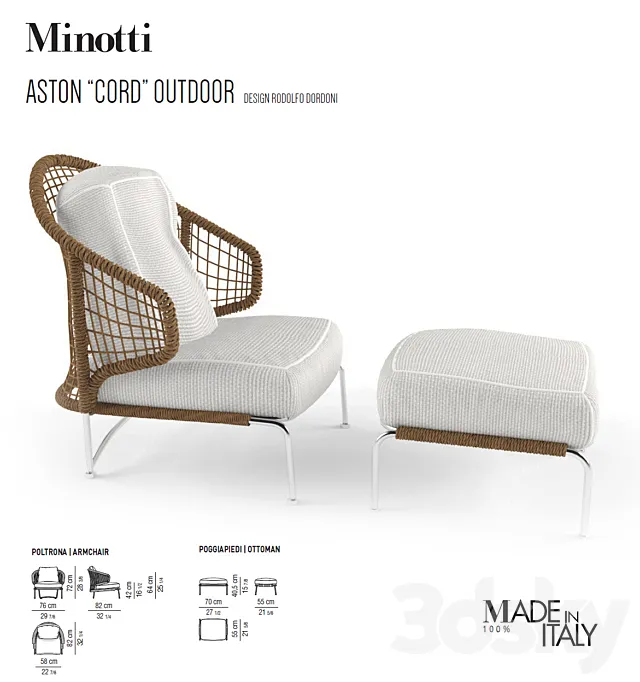 POLTRONA ARMCHAIR 3D Model