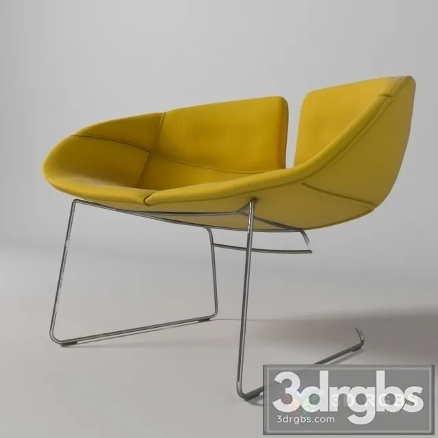 Poltrona Fjord Chair 3D Model Free
