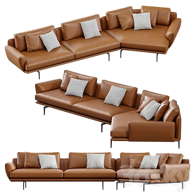 Poltrona Frau _ Get Back Sofa 3DModel