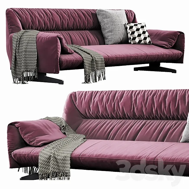Poltrona Frau Antohn Sofa 3DModel