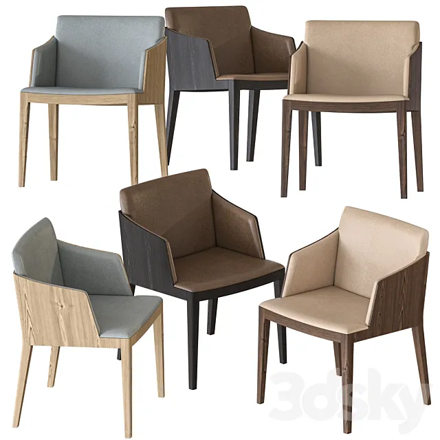 Poltrona Frau Beatrice Armchair 3D Model