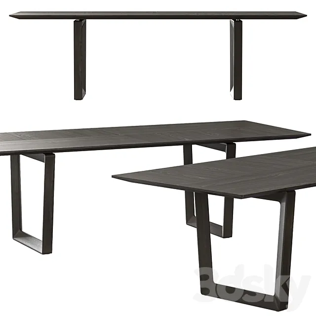 Poltrona Frau Bolero Table 3DModel