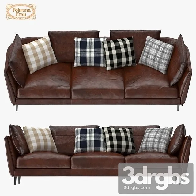 Poltrona Frau Bretagne Sofa 3D Model Free