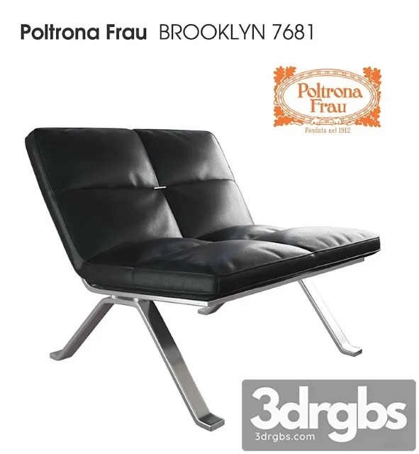 Poltrona Frau Brooklyn 7681 1 3D Model Free