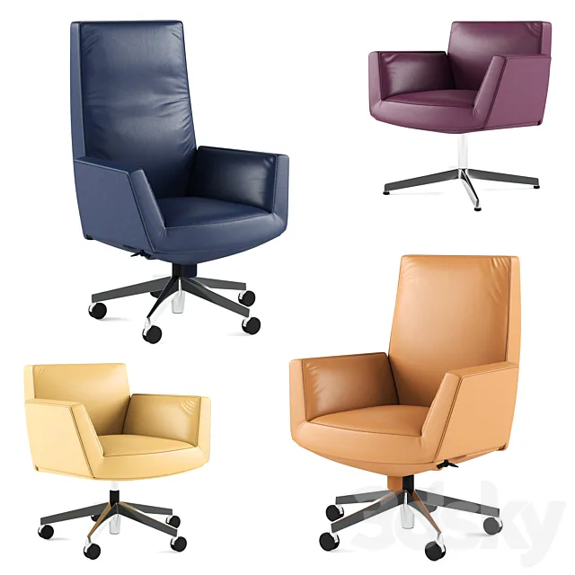 Poltrona Frau  - Chancellor 3DModel