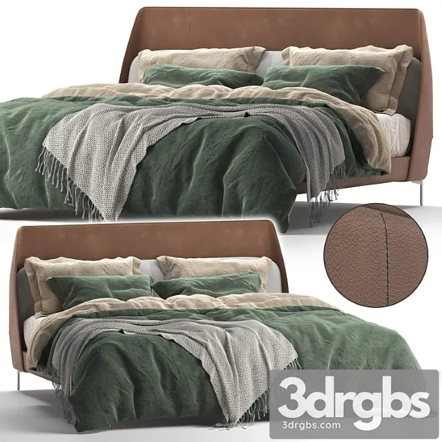 Poltrona frau coupé bed 2 3D Model Free