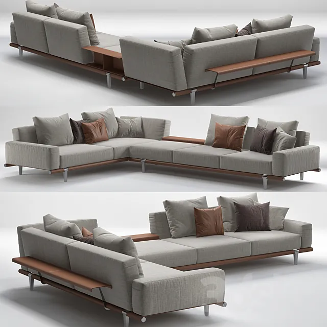 Poltrona Frau LET IT BE 3D Model