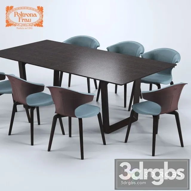 Poltrona Frau Montera Bolero 3D Model Free