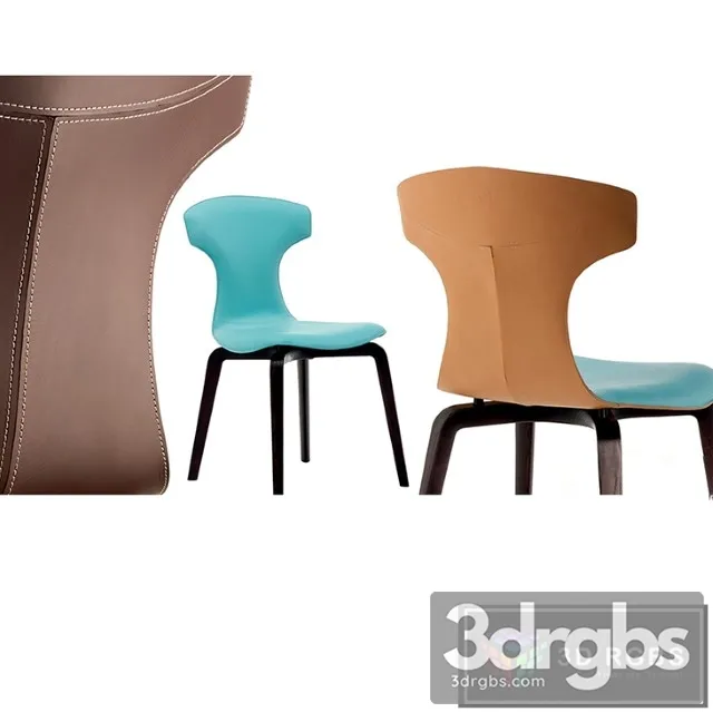 Poltrona Frau Montera Chair 3D Model Free