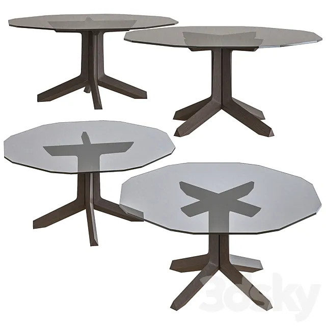 Poltrona Frau Othello Dining Table 3DModel
