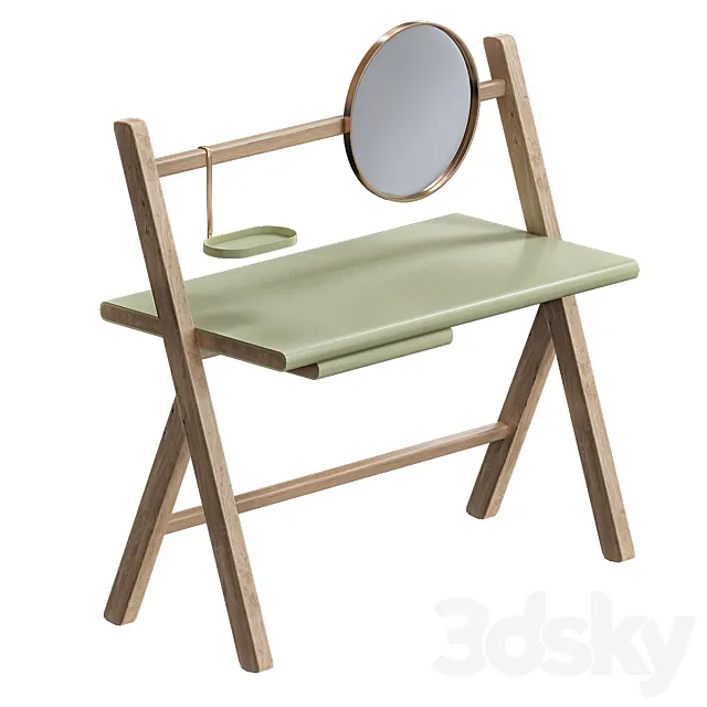 Poltrona Frau REN Dressing table 3DModel