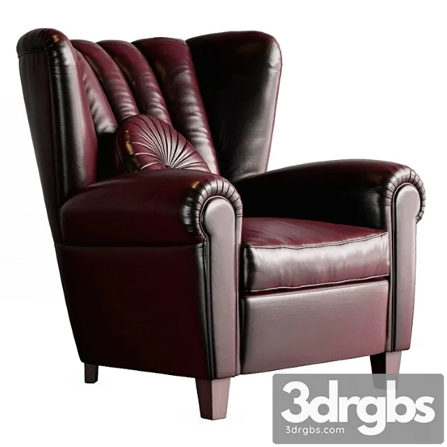 Poltrona frau savina armchair 3D Model Free
