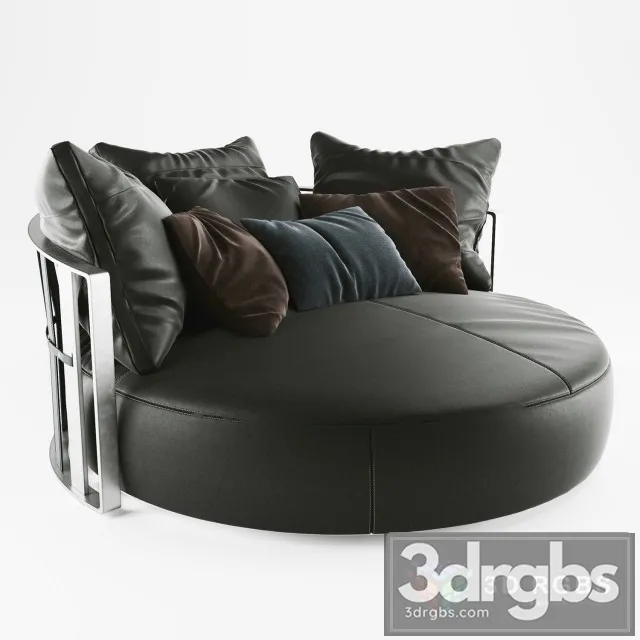 Poltrona Frau Scarlet Armchair 3D Model Free