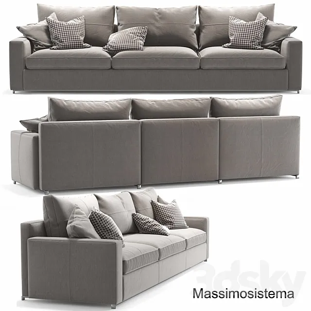 Poltrona Frau sofa 3DModel