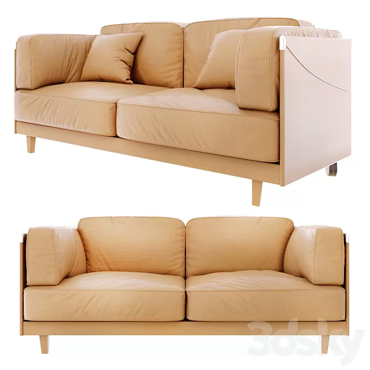 Poltrona Frau Sofas Pierluigi Cerri 3D Model