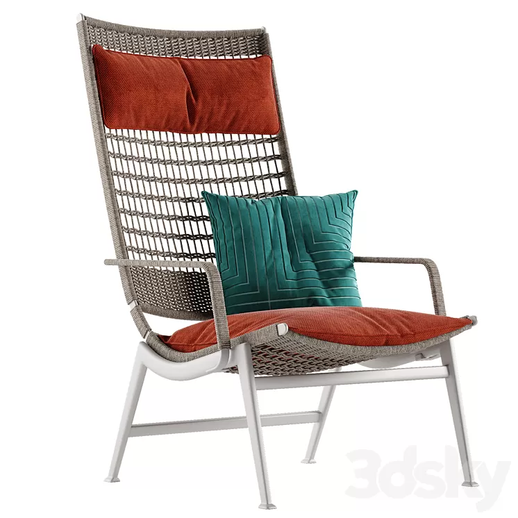 Poltrona Frau Solaria armchair 3D Model