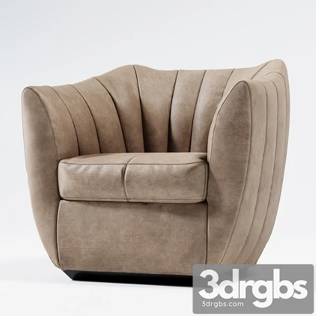 Poltrona frau willy 3D Model Free