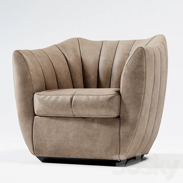 Poltrona Frau Willy 3D Model