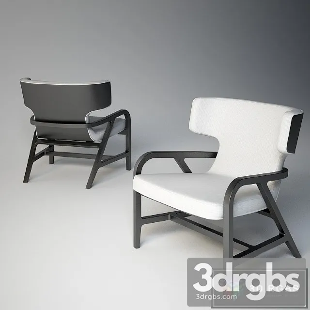 Poltrona Fulgens Armchair 3D Model Free