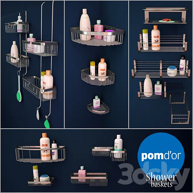 Pom'dor-shower baskets 3DModel