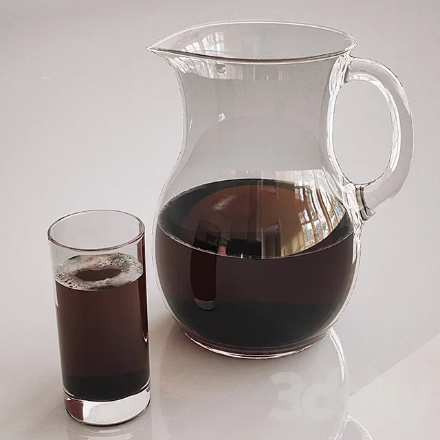 pomegranate juice 3D Model