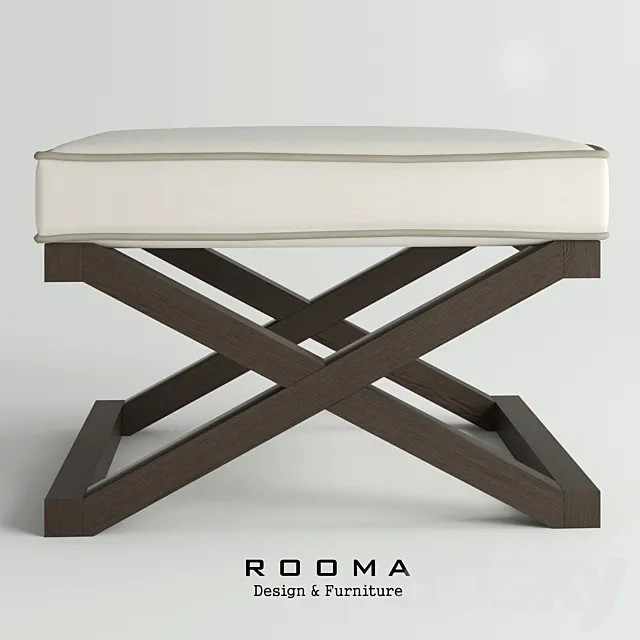 Poof Cross Rooma Design 3D Model