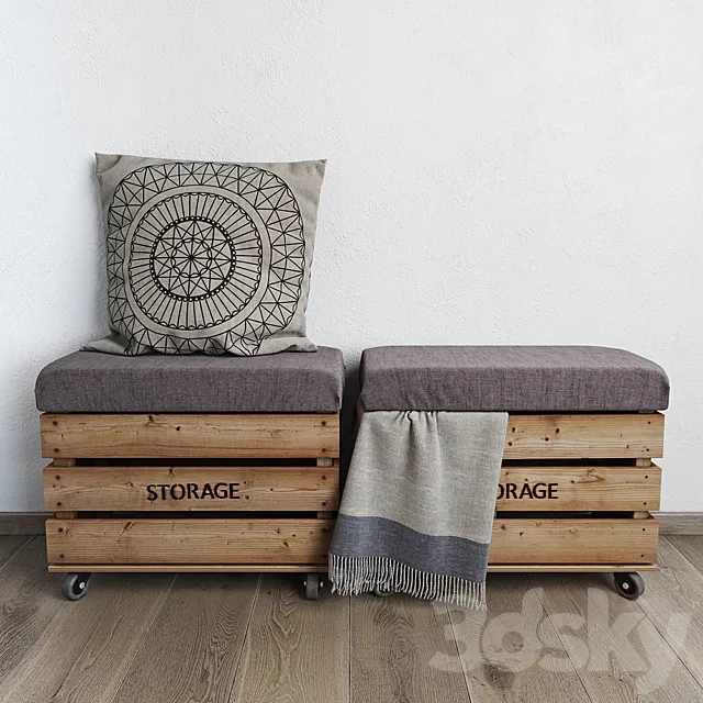 Poof handmade 3D Model