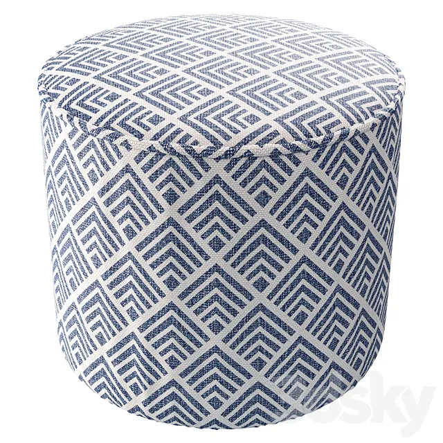 Poof hill round 3D Model