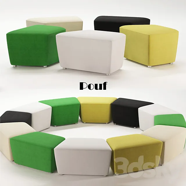 Poof Pouf 3D Model