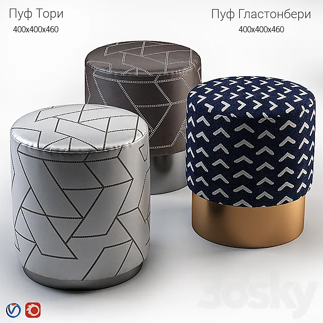 Poof Tori + Glastonbury 3DModel