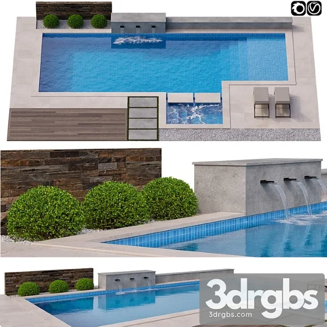 Pool 04 3D Model Free