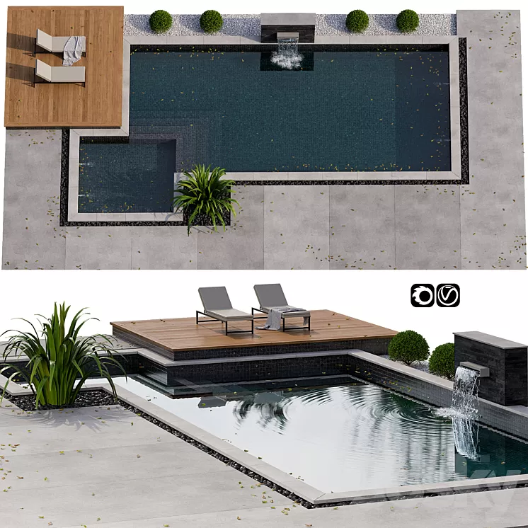 Pool 06 3D Model