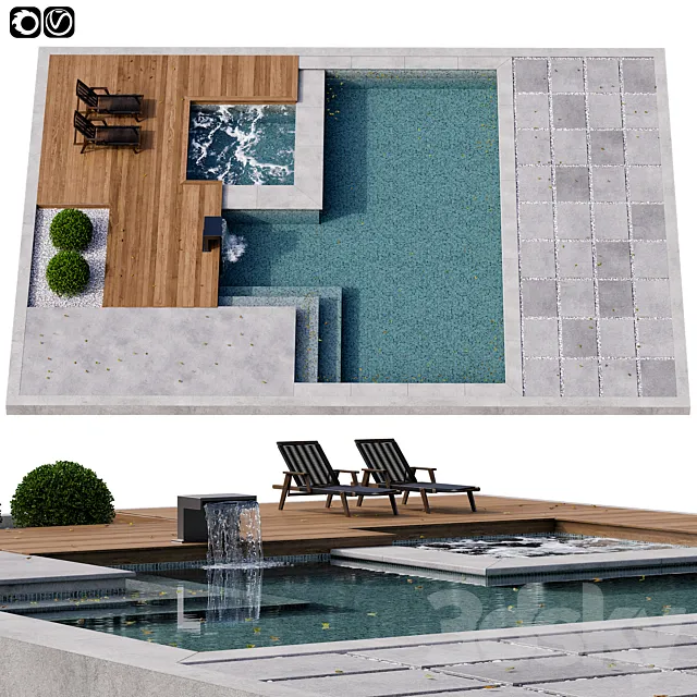 Pool 07 3D Model