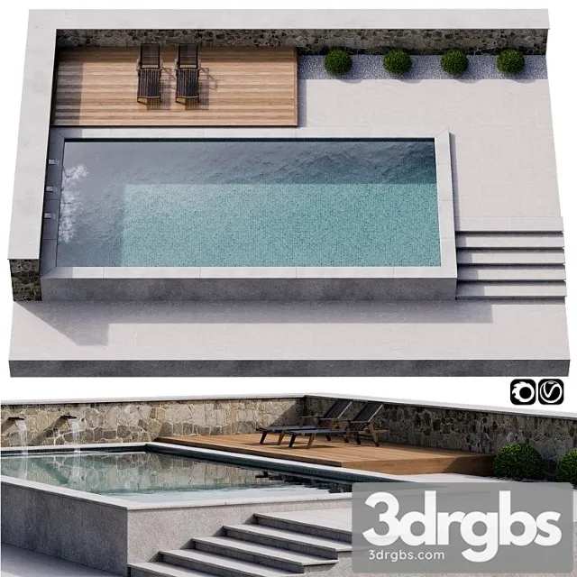 Pool 08 3D Model Free