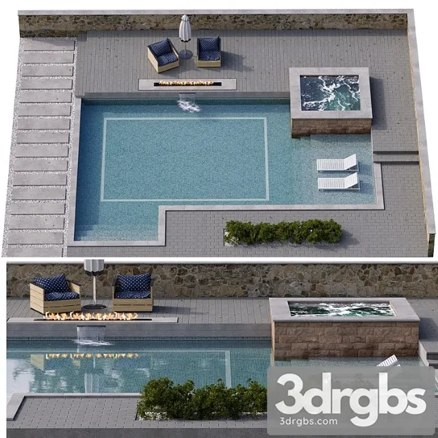 Pool 16 3D Model Free