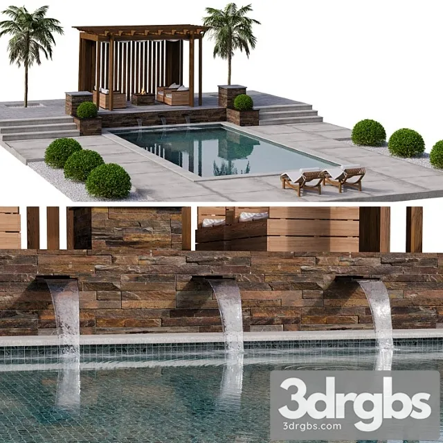 Pool 18 3D Model Free