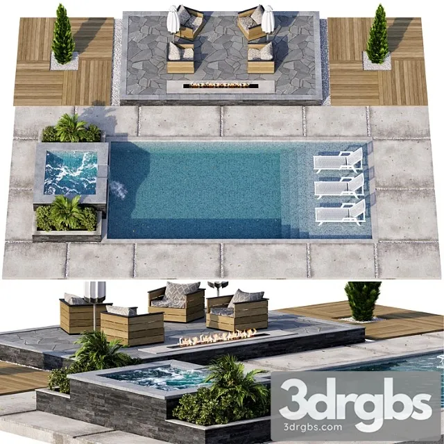 Pool 24 3D Model Free